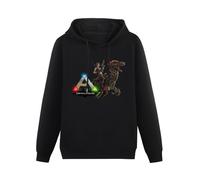 RUZHI RARE Men Sneakeye Ark Survival Evolved Gameen's Hoodie Graphic Sweatshirt Black XXL