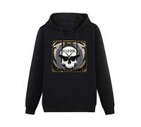 RUZHI RARE Men's As I Lay Dying Hoodies Long Sleeve Pullover Loose Hoody Sweatershirt Black XL