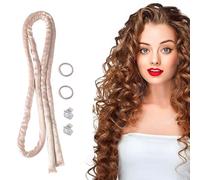 Ruzister Petit bandeau sans chauffage - Ne bouclera pas la chaleur - Pour dormir - Pas de chaleur - Pour cheveux longs et courts - Beige