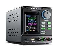RUZIZAO Alimentation de Laboratoire Programmable 30V 5A Alimentation Stabilisée Réglable avec Mémoires/Interrupteur de Sortie/Encodeur Alimentation Laboratoire avec Logiciel et Bouton de Verrouillage