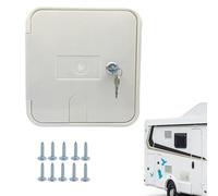 Rv Access Door, Cable Hatch Accessory, Motorhome Storage Door, Rv Electrical Door, Motorhome Hose Storage Door Compartment For Electrical And Storage Compartments Yellow-White