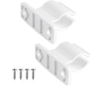 RV Awning Crank Handle Holder - 53mm Manual Rod Bracket | ABS Storage Hook with Screws, Sun Shade Crank Hanger Clip Organizer for Food Trucks Cafes Outdoor Restaurants Patio Backyard Garden