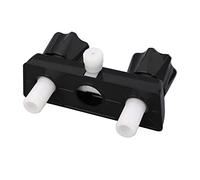 RV Bathroom Shower Faucet 90 Degree Burst Proof Shower Mixer Valve Control ABS Duty RV Motorhome RV Caravan Motorhome (Black)