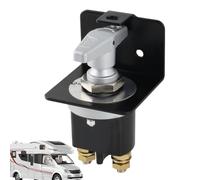 RV Battery Disconnect, Battery Cutoff, 5.91x3.94x3.54 Inches Heavy-Duty Master Shut Off Switch, Lockable Panel, Power Isolator for Automotive, Motorcycle and Marine Use