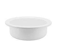 RV Boat Round Vessel Évier de lavabo à main en acrylique blanc Évier de vanité de lle de bain pour le yacht de camping-car 375x130 mm