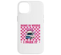 RV Camping Camper Camper Girl Mom Home is Where I Park It Coque pour iPhone 14 Plus
