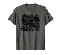 RV Camping Funny - Le camping est mon échappatoire à la réalité T-Shirt