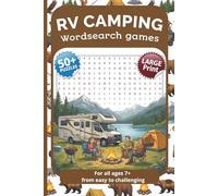 RV Camping: Word Search Games: 50+ Puzzles | Easy to read | for all ages 7+ from easy to challenging | Kids, Adults & Seniors | Learn RV Living & ... | Brain Training & Adventure Fun | 6x9 inch
