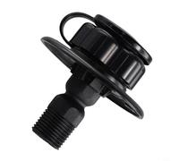 RV City Entrée d'eau avec clapet anti-retour - Connecteur de tuyau à bride en plastique fileté G1/2 pour remplissage d'eau douce, compatible avec les camping-cars et les camping-cars