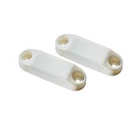 RV Designer Collection L608 Lot de 2 loquets magnétiques Blanc