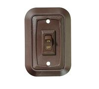 RV Designer Collection S651 Interrupteur de plaque murale simple marche/arrêt 9 x 6,1 cm