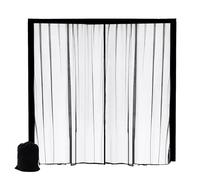 RV Door Fly Screen - Mesh Fabric 150cm, Magnetic Mesh, Blackout Privacy | Easy Access Closure, Privacy Net, Camping Accessory for RV, SUV, Truck, Trailer, Camping, Travel