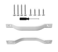 RV Door Grab Handle - Heavy Duty Secure Grip, Easy Install Safety Support, 2X Grab Handles For Trucks, Automotive Safety Grip With Screwdriver And 8 Screws | Entry Assist Handle For RV Trailer Camper