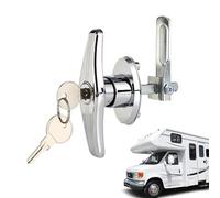RV Door Latch - High Security Entry Lock, Zinc Alloy Camper Deadbolt Unit