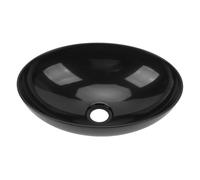 RV Évier ovale Premium Acrylique Cuisine Lavage à main Bol lavage Bol de grande capacité Conception d'économie d'économie pour le miroir en yacht en bateau 15.72x11.37x5,59in