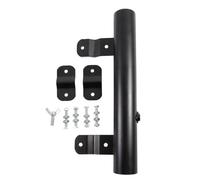 RV Flag Pole Mount - Heavy Duty RV Bumper Flag Pole Holder | Rust Resistant Steel Flags Bracket | Adjustable Removable Ladder Mount for Camping Parades Boating Deck Dock Outdoor Patriotic Display