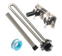 Rv Kit de pièces de rechange pour chauffe-eau avec barre de chauffage, barre d'anode, thermostat et bande d'étanchéité pour Suburban D De Del des modèles pour chaudière de camping-car kit d'entretien
