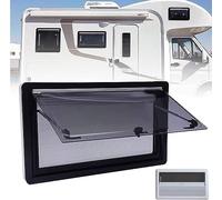 RV ouvre la fenêtre, Fenêtre à charnières for Camping-Car avec Pare-Soleil et Trappe d'aération de Remplacement, Plusieurs Tailles(600mm*600mm)