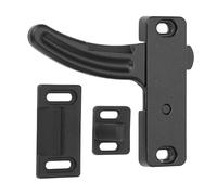 RV Porte d'écran Verrouillage Métal Noir Construction Strong Strong Fit Fit Porte d'écran Verrouillage et Poignée Kit pour Camping-Car