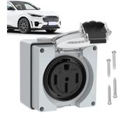 RV Power Outlet Box Car - NEMA 50 Amp Electrical Power Plug