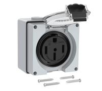 RV Power Outlet Box | Car NEMA 50 Amp Electrical Power Plug