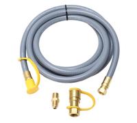 RV Raccords de tuyau d'extension d'essence Quick Connect Réservoir d'essence Tuyau de ligne de gaz avec connecteur mâle 12ft pour RV