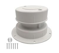 Rv Roof Vent Cover - Sewer Vent Cover | Aluminum Rv Roof Drain Duct Ventilation Cap Kit | Ventilation Exterior Accessories For Motorhome Travel Road Trip Campground Park Outdoor