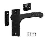 Rv Screen Door Latch Lock, Van Motorhome Entry Handle Parts, Weatherproof Anti-Theft Clasp for Trailer Barn Closet, Best Security Hardware Outdoor Patio Cargo Bathroom Use