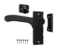Rv Screen Door Latch Lock, Van Motorhome Entry Handle Parts, Weatherproof Anti-Theft Clasp for Trailer Barn Closet, Best Security Hardware Outdoor Patio Cargo Bathroom Use
