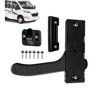 RV Screen Door, Van Entry Lock, 3.66x1.14 inches, Anti Theft Weatherproof, Exterior Replacement Latch for Motorhome Trailer Barn Cargo Patio Closet Bathroom Outdoor Door Accessories