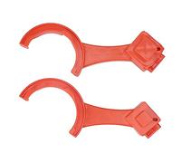 RV Sewer Fitting Wrench Set | Universal Spanner for 3in & 4in Male/Female RV Sewer Caps | Easy Connect & Disconnect with Interlocking Design, Orange