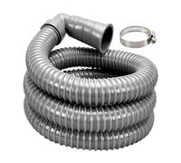 RV Sewer Hose - Flexible Waste Disposal Pipe, Leak Proof Camper Waste Pipe, Drain Fittings Assembly, Compact Storage Design | Reliable RV Drain Hose For Camping Travel Trailer Marine Use