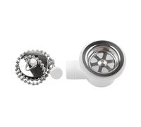 RV Sink Drain Fitting Right Angle 3 inch Stainless Steel White Water Outlet Drainage System Installation Kit Caravan Boat