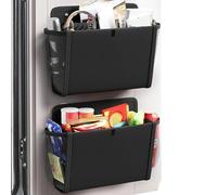 Rv Storage Rack - 2pack Hanging Portable Door Storage Rack with Large Pockets | Black Wall Pockets | Walls Stôrage Organizer | Wall Hangable Stoôrage Organizer | Pocket Shelves for Door Home