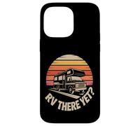 RV There Yet Vintage Camper Van Sunset Coque pour iPhone 14 Pro Max