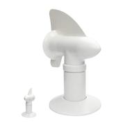 RV Vent Cap | RV Vent Cover Replacement Siphon Type | Siphon Type RVs Plumbing Vents Cover | Weatherproof 360-Degree Rotation Exhaust Parts for Moisture Prevention Temperature Control