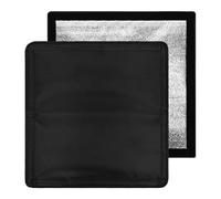 RV Vent Insulator - 2 Pieces Ventilation Sunshade, 1 Reflective Layer Pad For 16.14x16.14in Fan, Effective Thermal Barrier For Exterior Window, Ceiling, Shower, Trailer And Interior Comfort