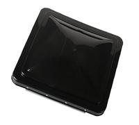 RV Vent, Wind-Up Rooflight for Caravan, Weatherproof Design, UV-Resistant Ventilation Cover, Trailer Roof Hatch, Ideal for Van Conversion Motorhome Travel Winter Repair Use, White, Black