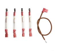 RV Water Heater Thermal Fuse Kit 93866 208F Cutoff | Breaks at 208F, stops gas flow, prevents fire, metal construction, 6 fuses included