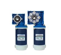 RV30-RV40 DC12V / 24V 300W 9A DC Motoréducteur Moteur À Engrenages À Vis Sans Fin Moteur À Engrenages À Couple Élevé 1800r/min(RV30,105 rpm,24V)