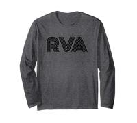 RVA Richmond VA Design rétro Manche Longue