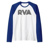 RVA Richmond VA Design rétro Manche Raglan