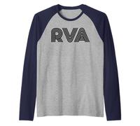 RVA Richmond VA Design rétro Manche Raglan