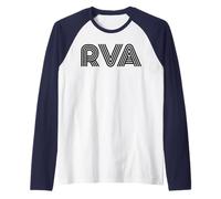 RVA Richmond VA Design rétro Manche Raglan