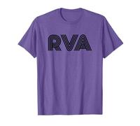 RVA Richmond VA Design rétro T-Shirt