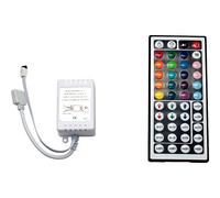 RVB Commande IR avec 24 ou de 44 touches Finition en standard ou mini pour bandes LED RVB, 44 Tasten Standard, RGB