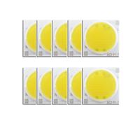 RVBLRDSE 10pcs Ceramics Base LED COB Chip 20W 1919 19 * 19MM Cold White 6500K AC220V LED Diode For Spotlight Downlight