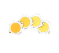 RVBLRDSE 5pcs 10W 20W 30W 40W 50W Bridgelux Chip LED COB Light-Emitting Diode CRI≥90 Lamp Bead 19mm DIY for LED Bulb Spotlight Accessorie(White Light 5000k,10W 200-300mA)