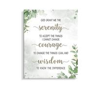 RVBLRDSE Christian Wall Art with Scripture Quotes, Uplifting and Motivational Canvas Print for Home Office, Church and Faith-Based Interior(Unframed,16x24inch(40x60cm))