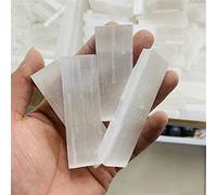 RVBLRDSE Décoration de la maison Tige de gypse sélénite blanche naturelle avec spécimens irréguliers Pierre de cristal Spécimen de cristal (taille : 1 kg)